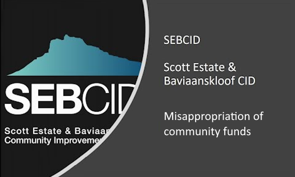 SEBCID encourages misappropriation of funds